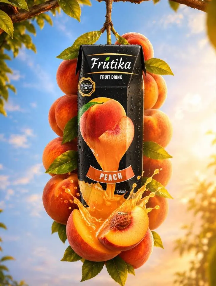 Frutika Peach — Fruit Drink